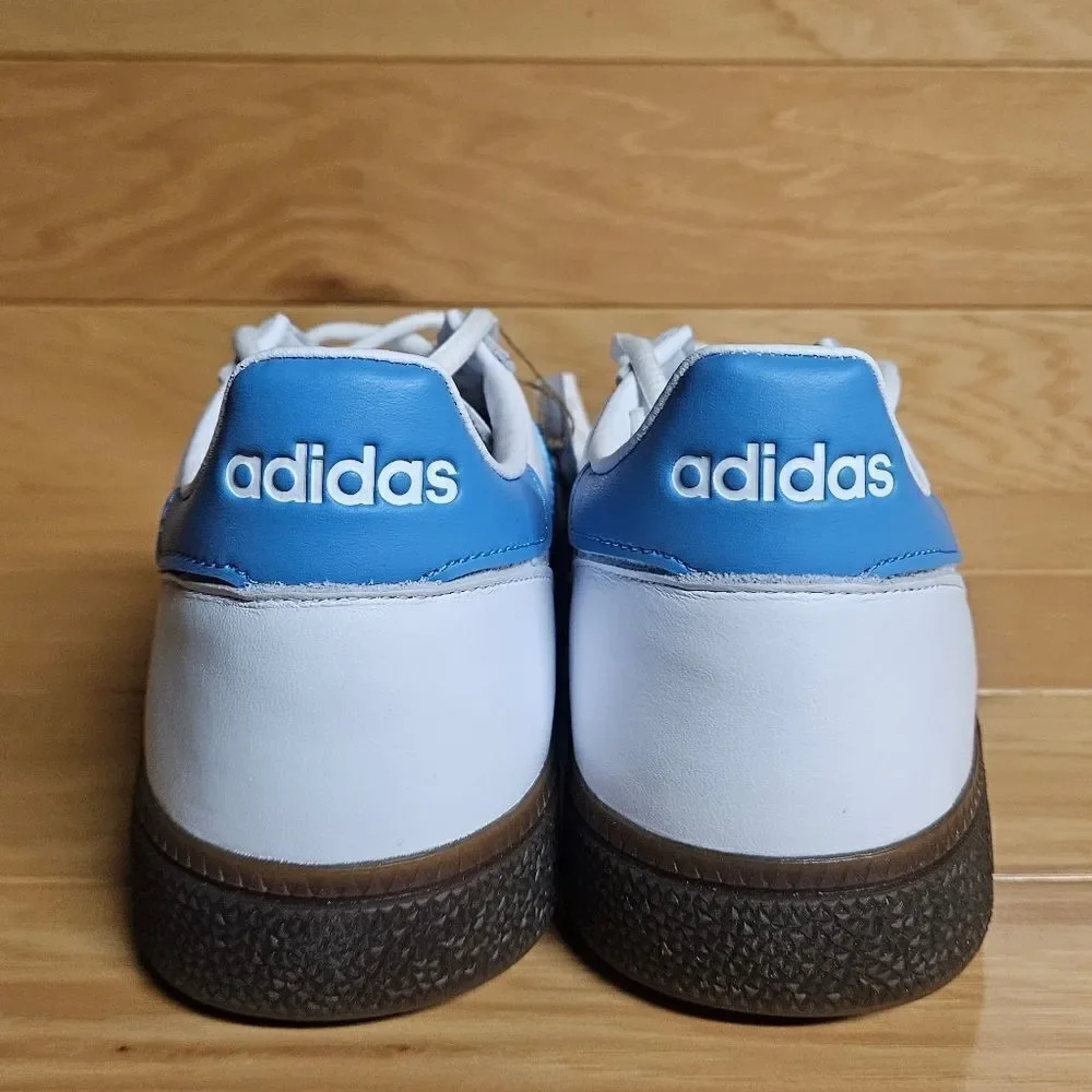 Adidas Originals Handball Spezial White Blue Gum Sole Mens Shoe Trainer IE3607 - Picture 10 of 12